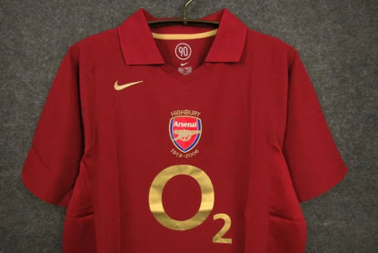 Arsenal x Home Jersey x Retro 2005/06 [Long Sleeve]