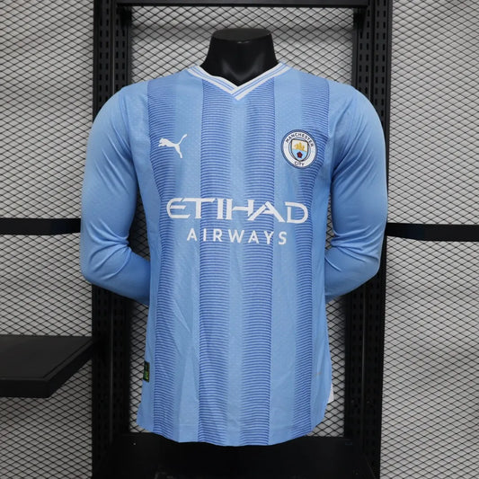 Manchester City x Home Jersey x Player Version 23/24 [Long Sleeve]