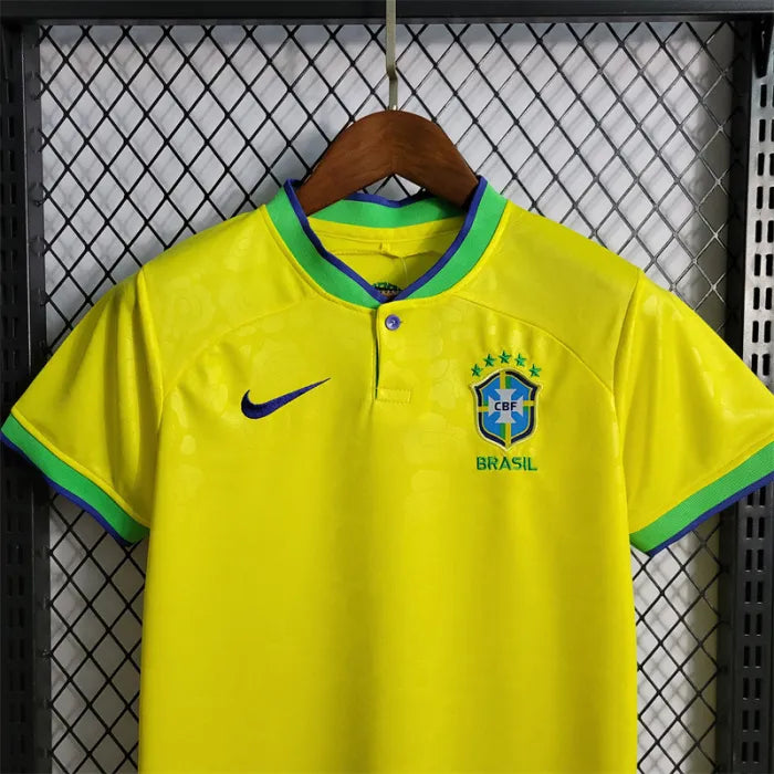 Brazil x Home Kit x Kids World Cup 2022