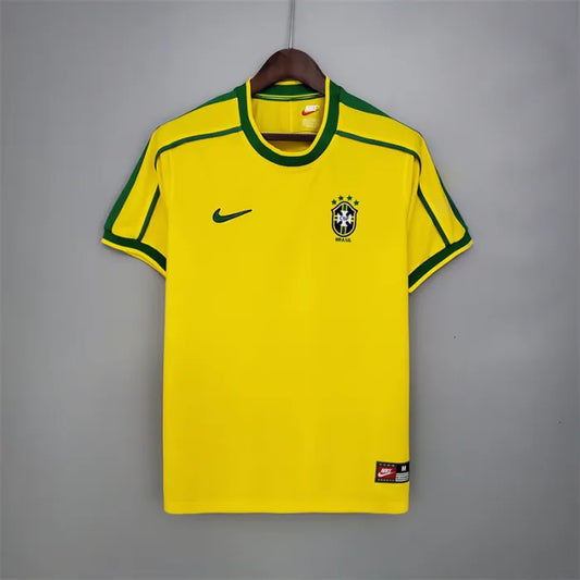 Brazil x Home Jersey x Retro 1998